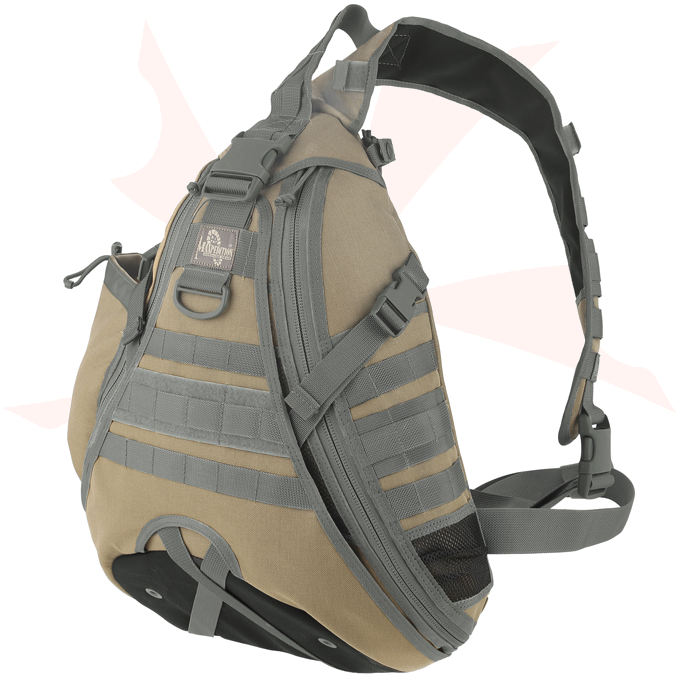 Maxpedition 0410KF Monsoon GearSlinger, Khaki-Foliage