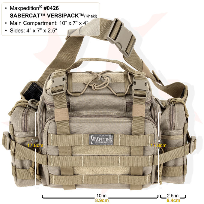 Maxpedition 0426F Sabercat Versipack, Foliage Green - KnifeCenter
