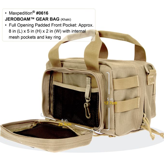 Maxpedition 0616B Jeroboam Gear Bag (Small), Black - KnifeCenter -  Discontinued