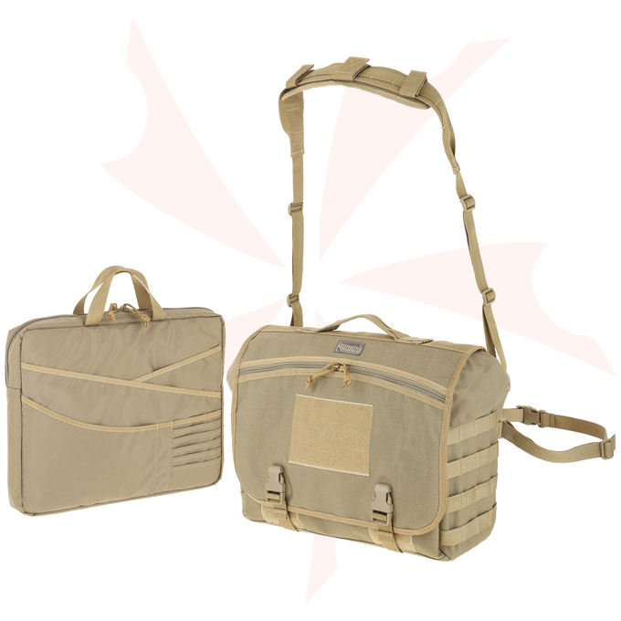 Maxpedition 0623K Vesper Messenger Bag, Khaki - KnifeCenter
