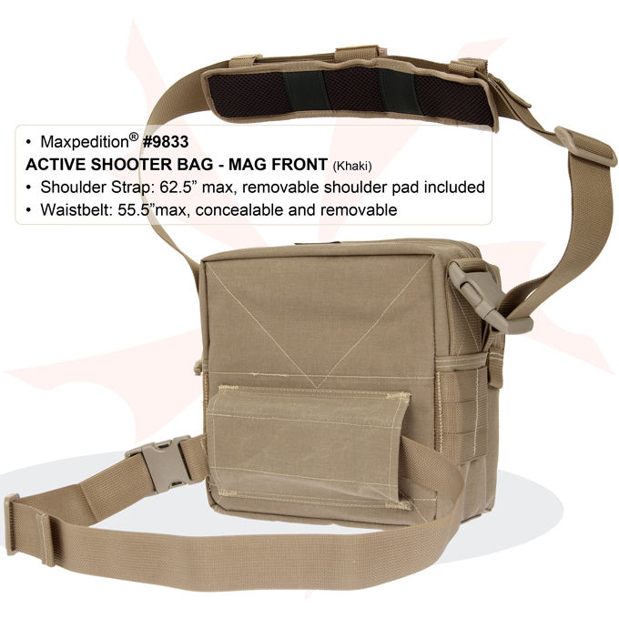 Maxpedition 9833F Active Shooter Bag - Mag Front, Foliage