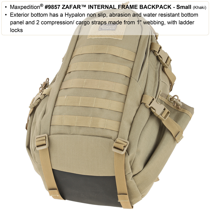Maxpedition 9857B Zafar Internal Frame Backpack, Black