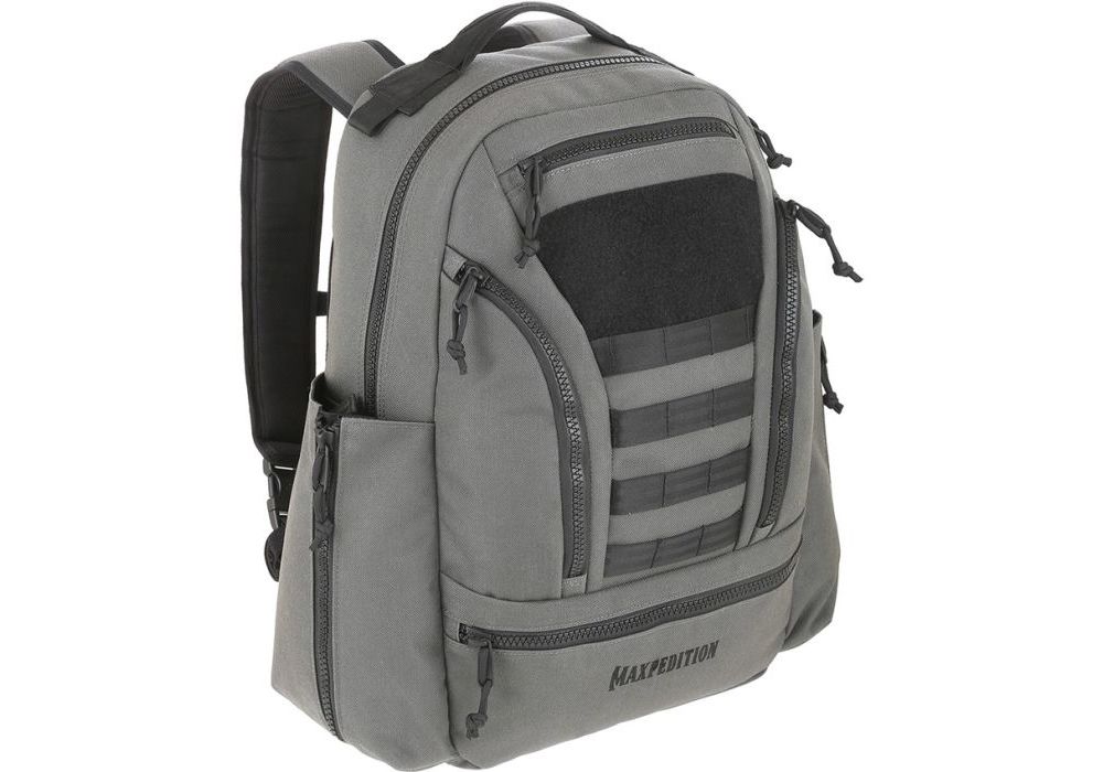 Maxpedition Havyk-2 Backpack With Expandable Bottle Holders Wolf-Gray Nylon