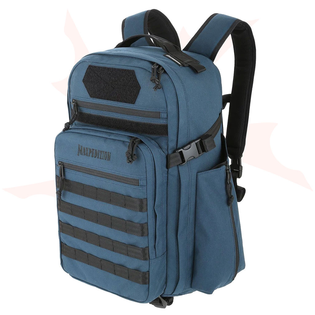 blue tactical backpack
