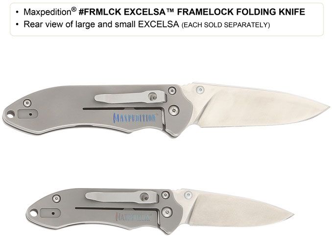 Excelsa Framelock Folding Knife (Large)  Maxpedition Discounted Knives –  MAXPEDITION