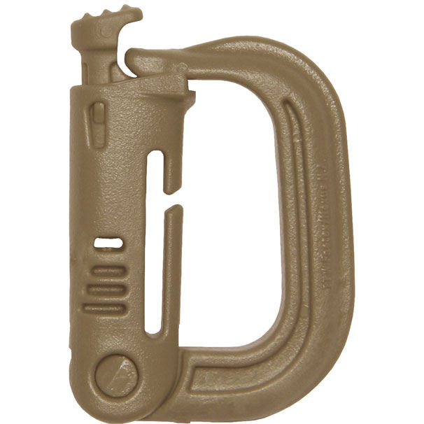 Maxpedition GRMLK Grimlock Locking D-Ring (Pack of 4) (Khaki