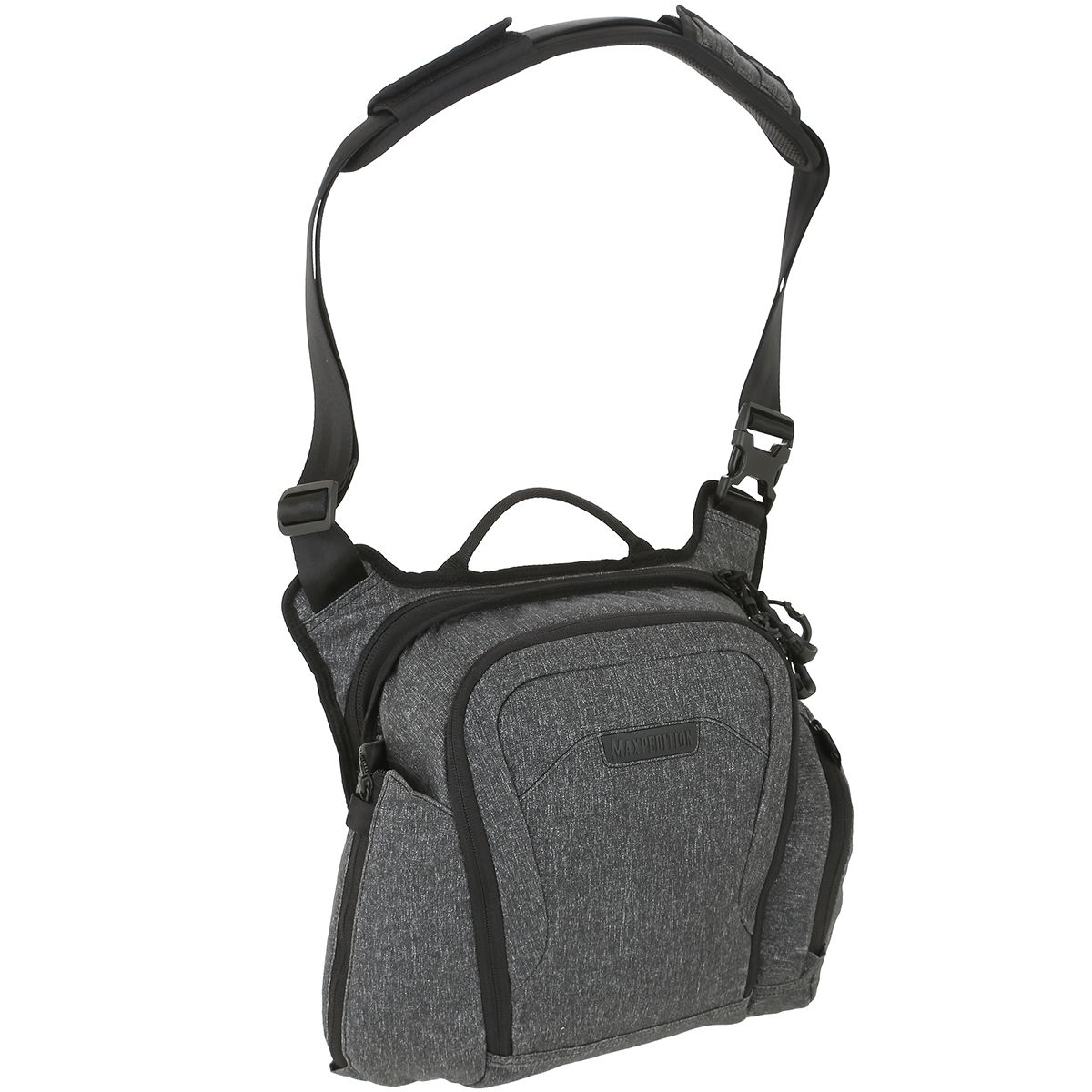 Maxpedition NTTCBSCH Entity Crossbody Bag, Small 9L, Charcoal - KnifeCenter