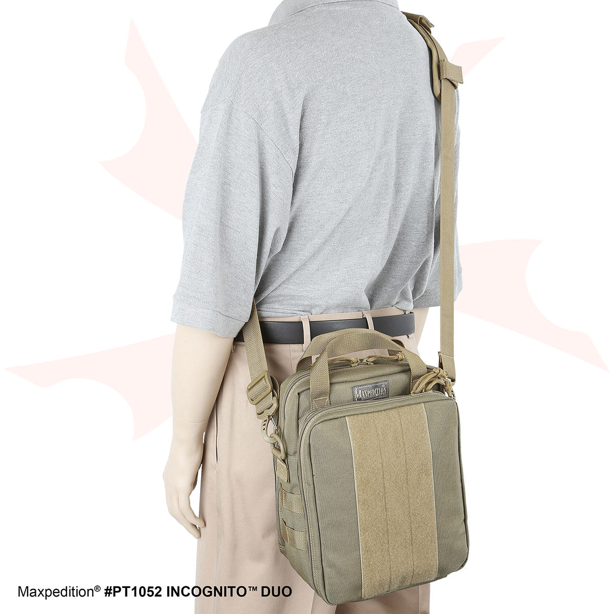 Maxpedition PT1052KF INCOGNITO Duo Shoulder Bag, KhakiFoliage