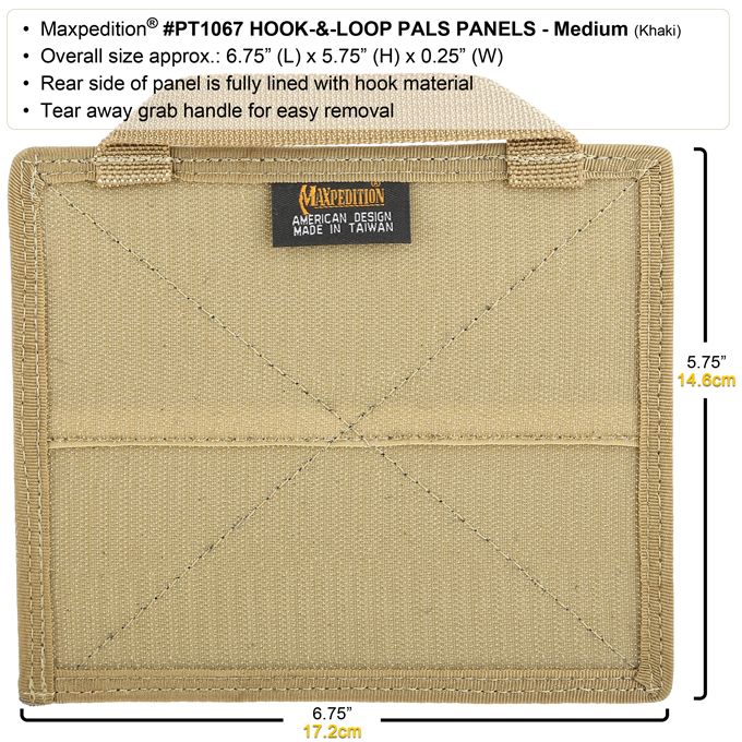 Maxpedition hook best sale and loop panel