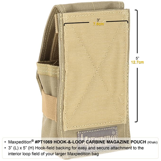 hook and loop magazine pouch