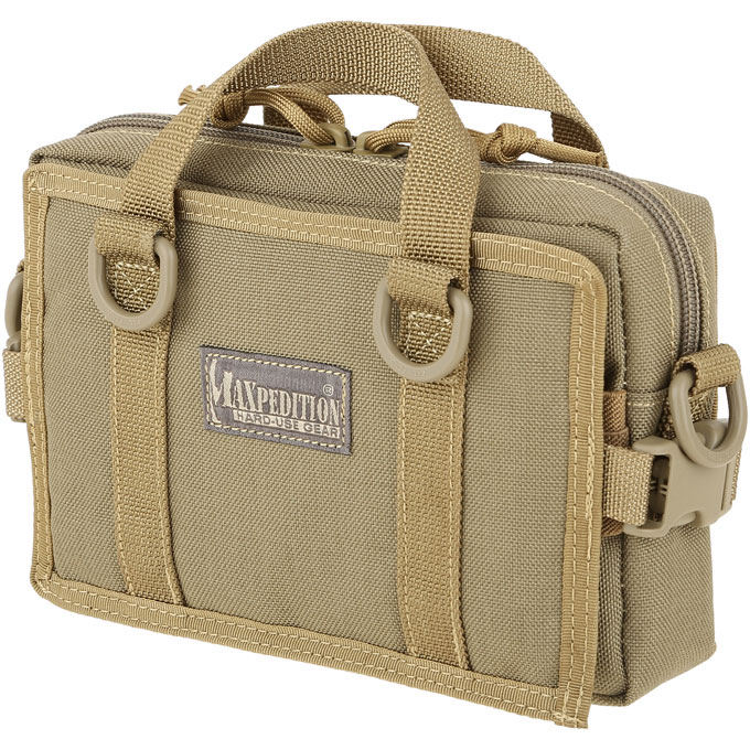 Pangolinarmadillo Maxpedition PT1180K TRIPTYCH Organizer, Small, Khaki - KnifeCenter