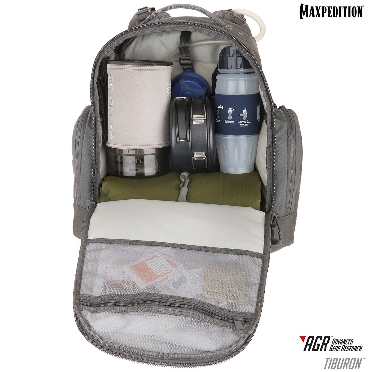  Maxpedition Tiburon Backpack, Tan : Sports & Outdoors