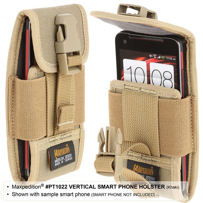 Maxpedition Vertical Smart Phone Holster Black 