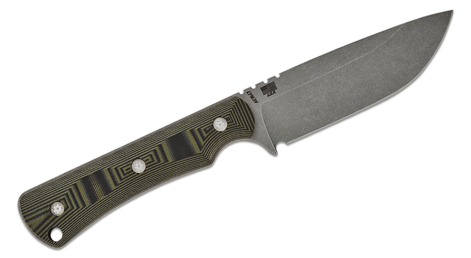 McNees Knives Performance Machined Ridge Runner Fixed Blade Neck Knife ...