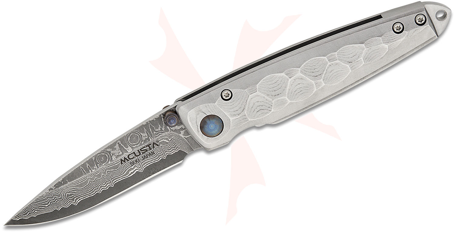 Mcusta MC-34D-DC Tsuchi Classic Damascus Folder 2.75
