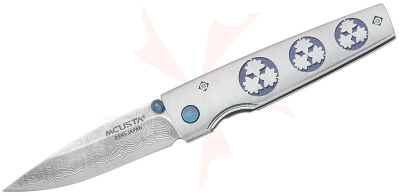 Mcusta MC-96D Kamon Kaede Crest Folding Knife 2.875