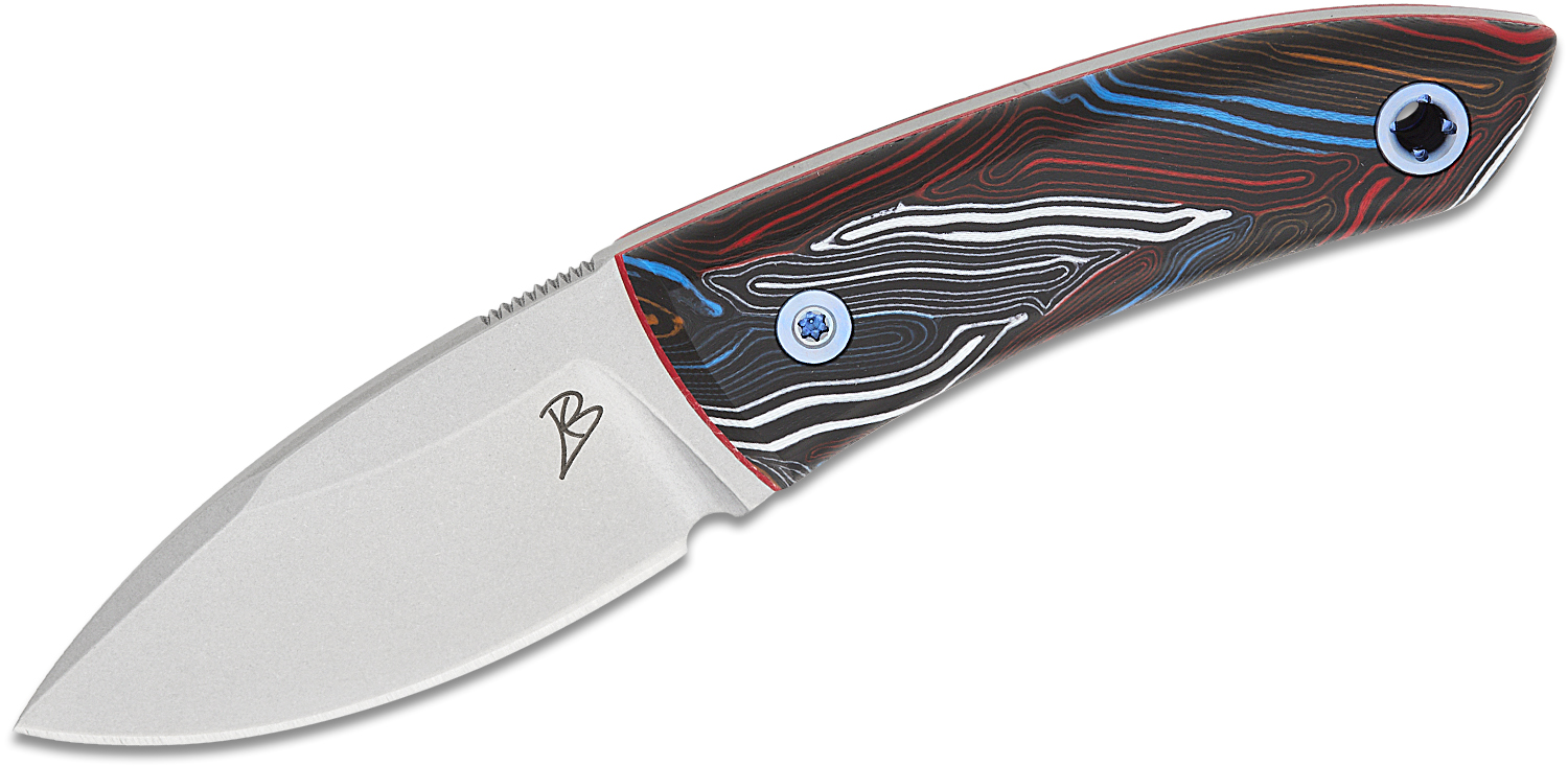 Mechforce Ben Krein Collab Forager Pocket Fixed Blade Knife 2.35