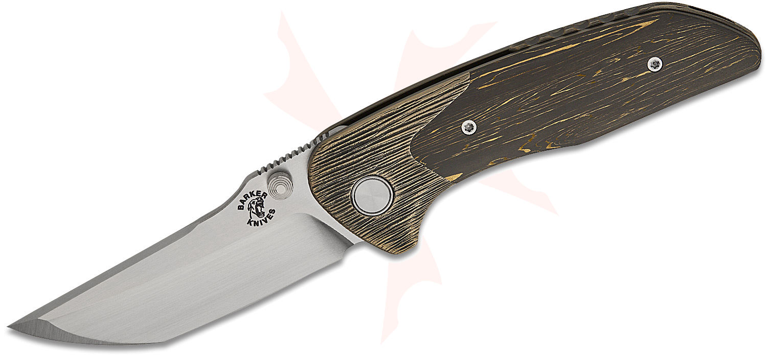 Mechforce Barker Collab Hokkaido Bolster Lock Flipper Knife 3.5