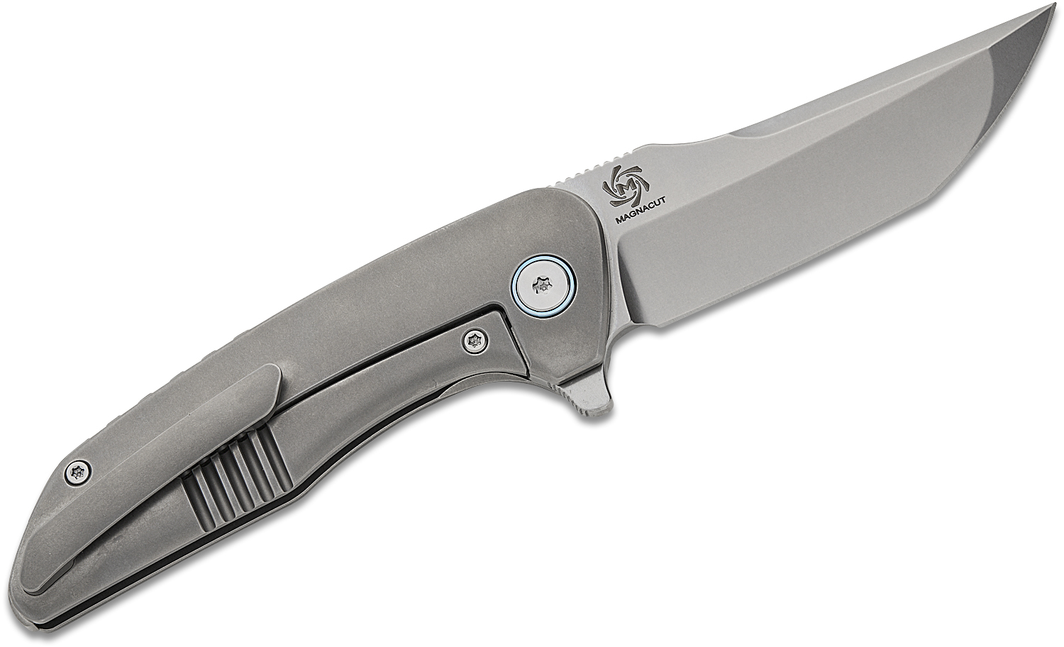 Mechforce Barker Collab Hokkaido Frame Lock Flipper Knife 3.5