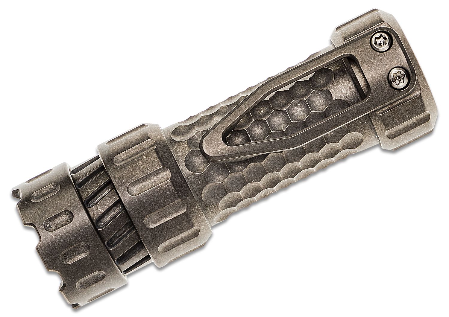 Mechforce Mechtorch EDC Flashlight Gen 2 Turbo with Charger, Stonewashed  Titanium, 1300 Max Lumens - KnifeCenter - Discontinued