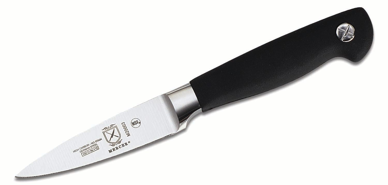 Mercer Culinary M20003 Genesis® 3 1/2 Forged Paring Knife with Full Tang  Blade