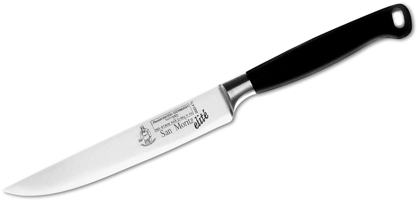 Messermeister Oliva Elite 4 Piece Fine Edge Steak Knife Set