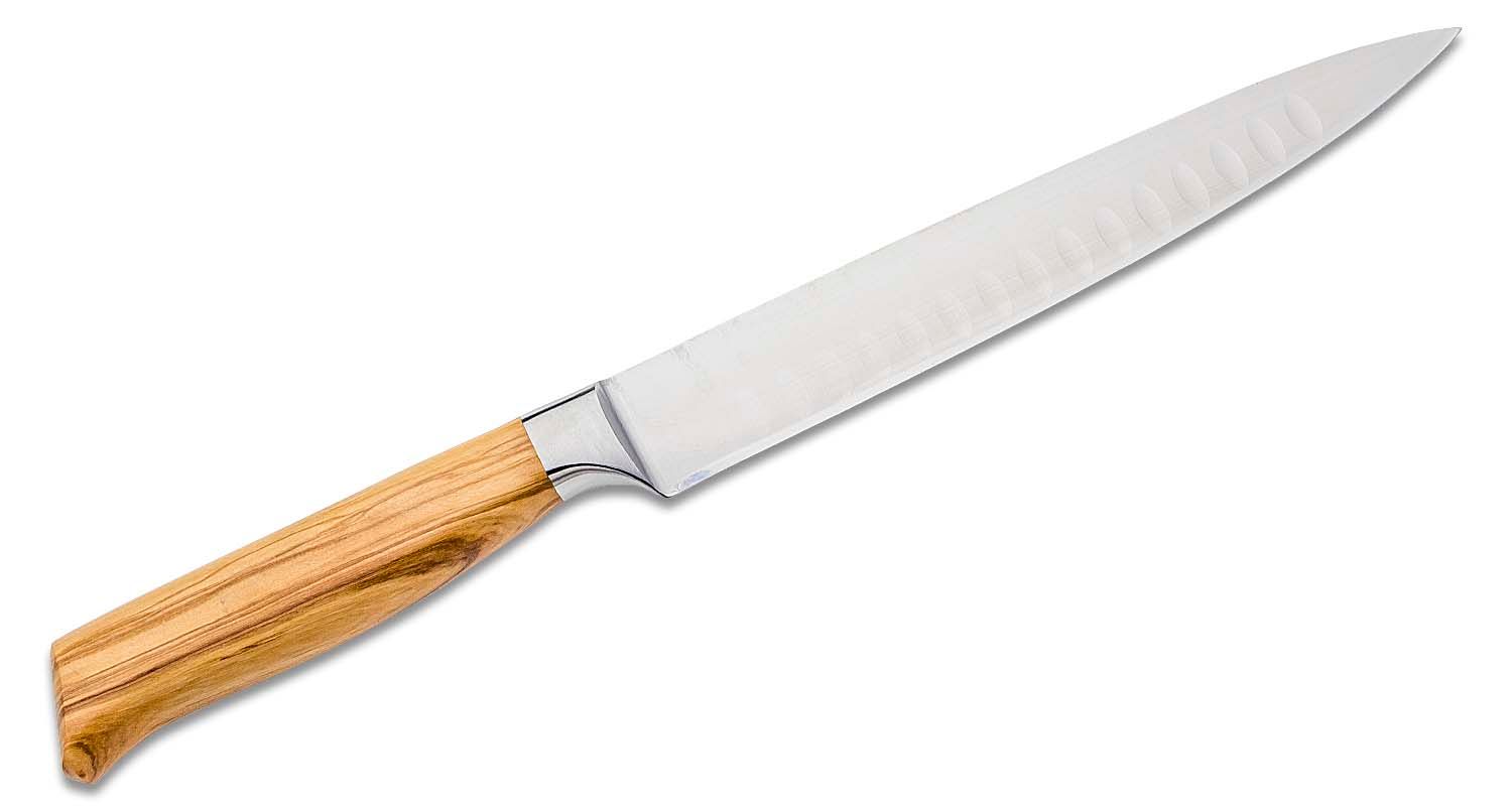 Messermeister Oliva Elite - 8 Kullenschliff Carving Knife