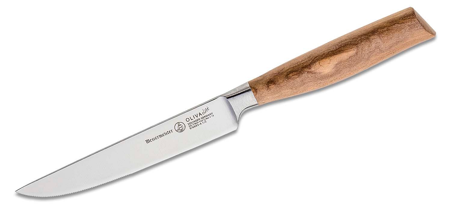 Messermeister Oliva Elite 4.5 Steak Knife – The World of Cutlery