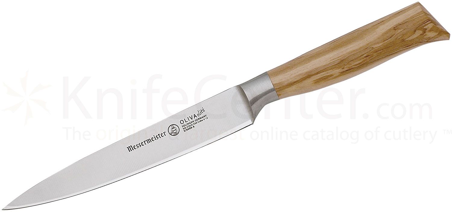 Messermeister Oliva Elite Olive Wood Handled Knives