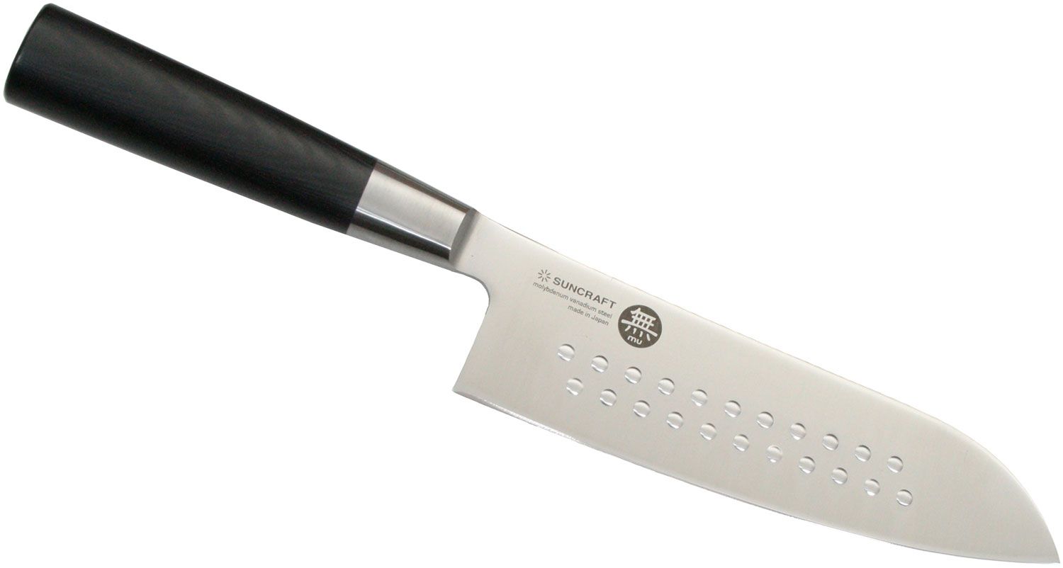 Messermeister MU Fusion Santoku Dot Knife 6.5-Inch