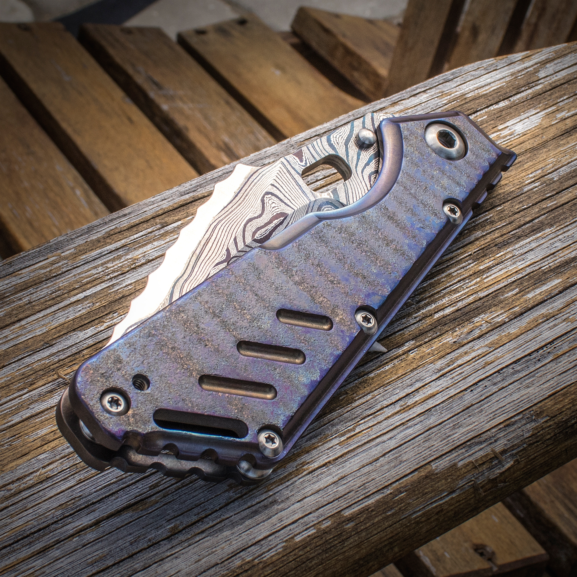 Mick Strider Custom XL SnG Folding Knife 4.5