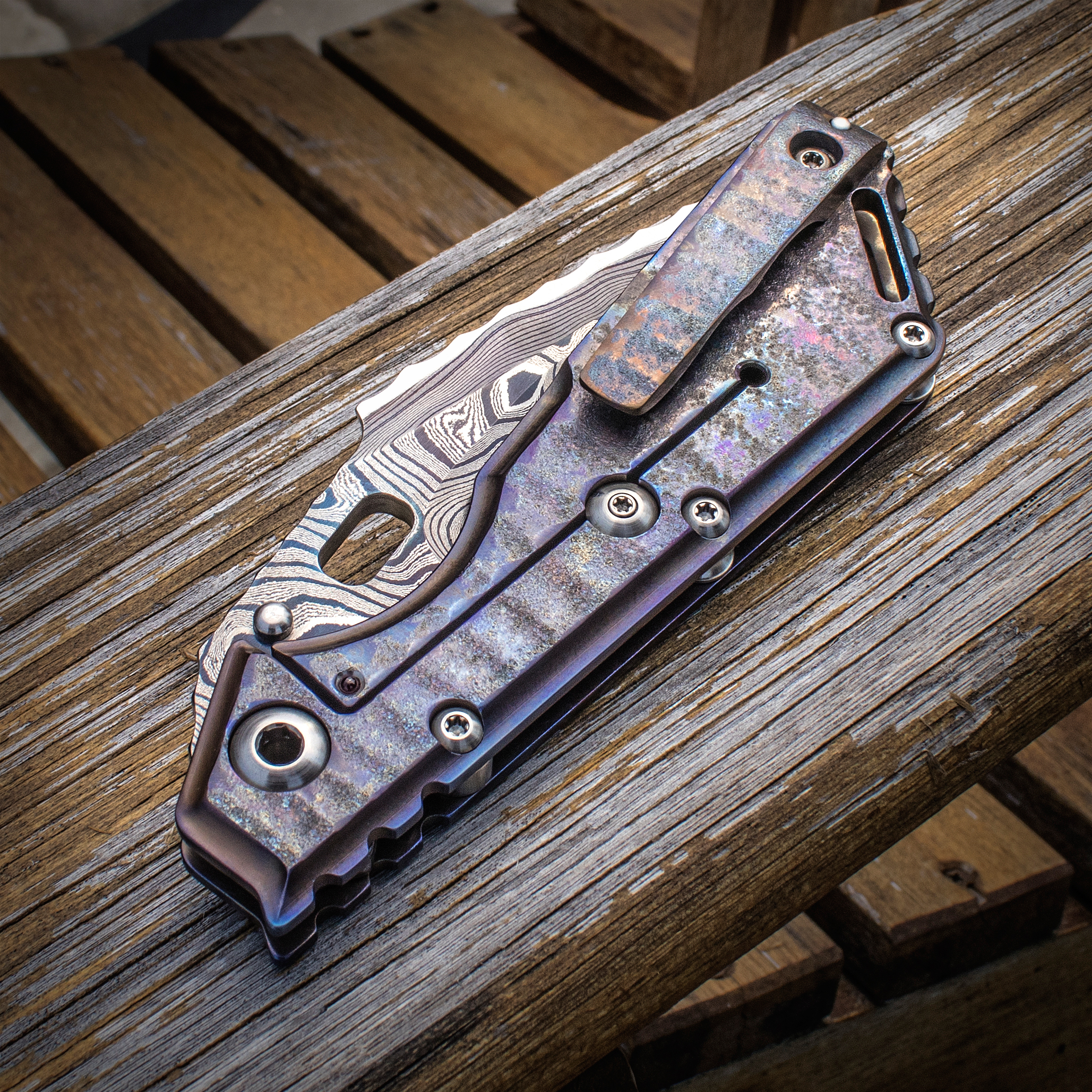 Wild Things Creed Mctaggard スラスターフィン Mick Strider Custom XL SnG Folding Knife 4.5