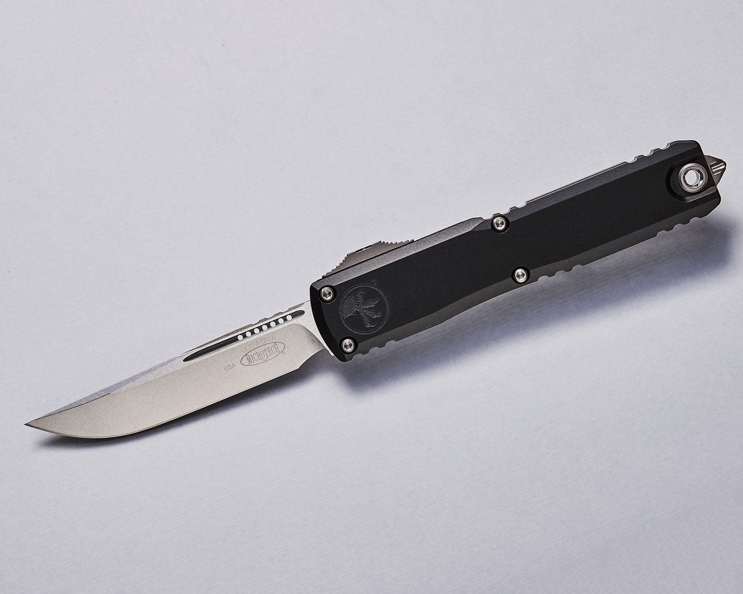 Microtech Zero Microtech 1121-10 Ultratech ZBP Zero Blade Play AUTO OTF Knife 3.5 ...