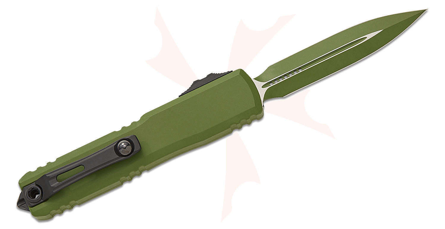 Microtech Zero Microtech 1122-1GR-C20Z4 Ultratech ZBP Zero Blade Play AUTO OTF Knife 3 ...
