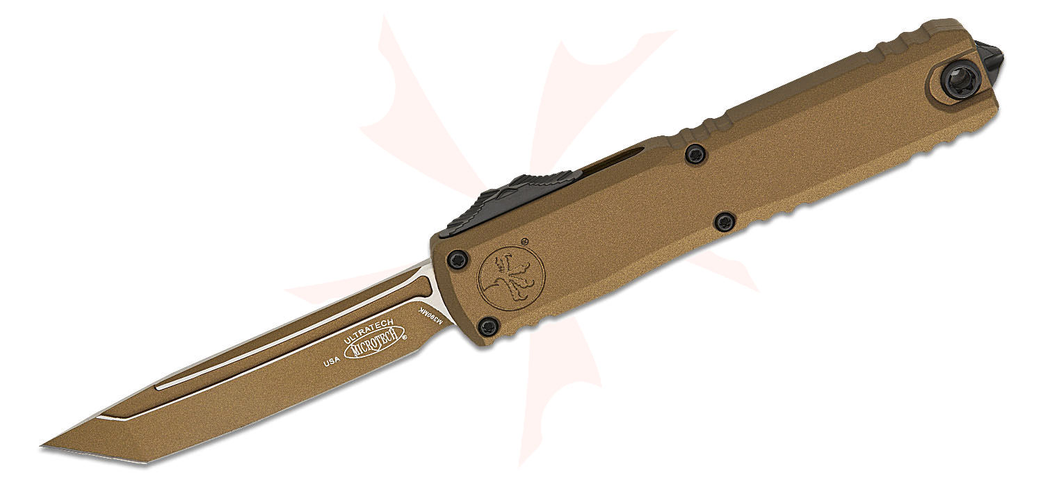Microtech Zero Microtech 1123-1UB-C19Z4 Ultratech ZBP Zero Blade Play AUTO OTF Knife 3 ...