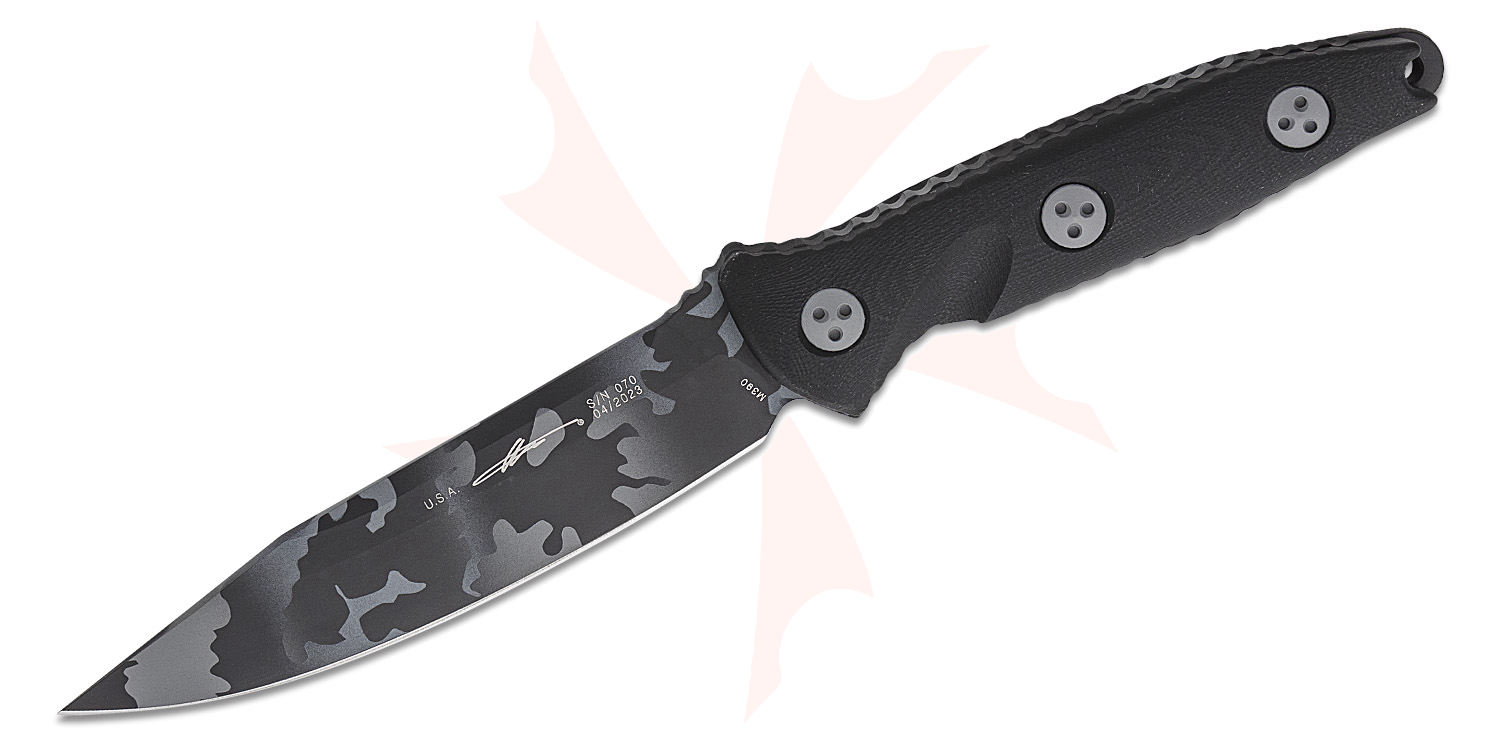 Microtech 113-1UCS Signature Series Socom Alpha Fixed Blade Knife 5.45" Urban  Camo Clip Point Plain Blade, G10 Handles, Kydex Sheath - KnifeCenter -  Discontinued