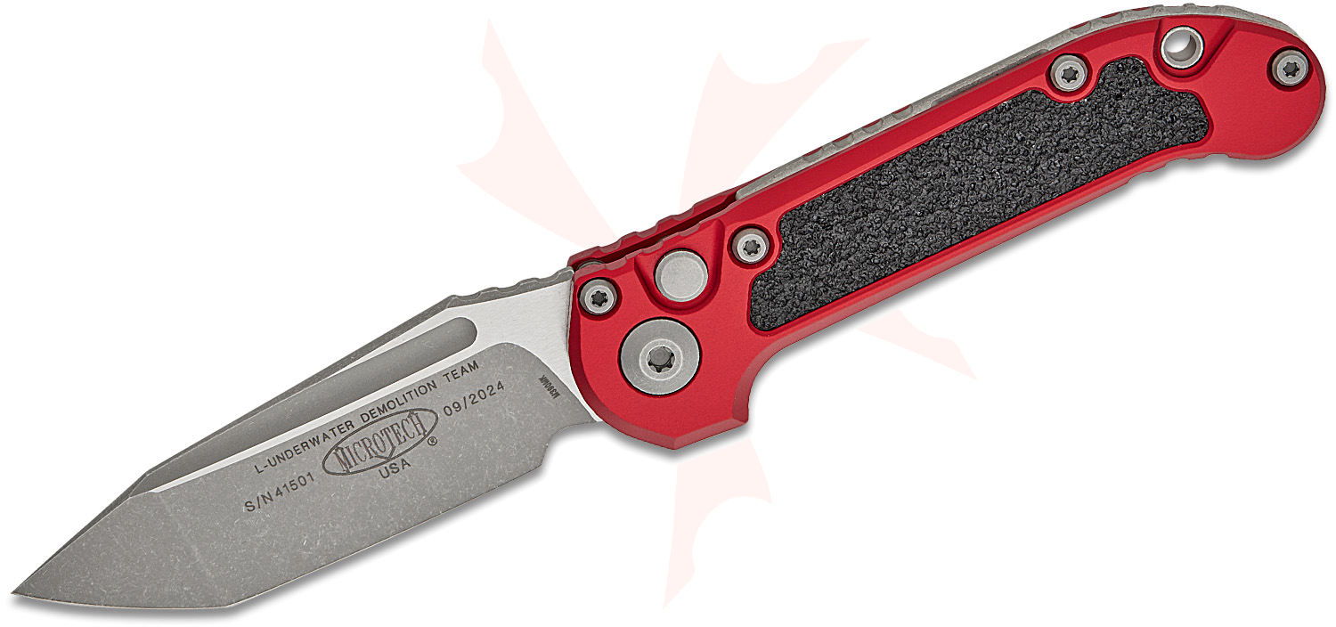 洋書 a ultima PEDRA Microtech 1136-10APRD LUDT Gen III AUTO Folding Knife 3.45