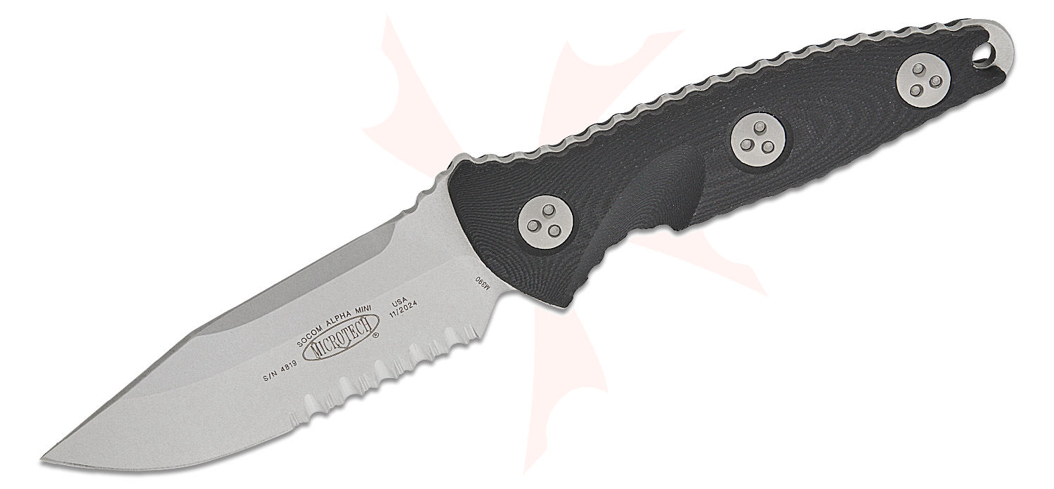 ミコミコです Microtech 113M-11 Socom Alpha Mini Fixed Blade Knife 3.72
