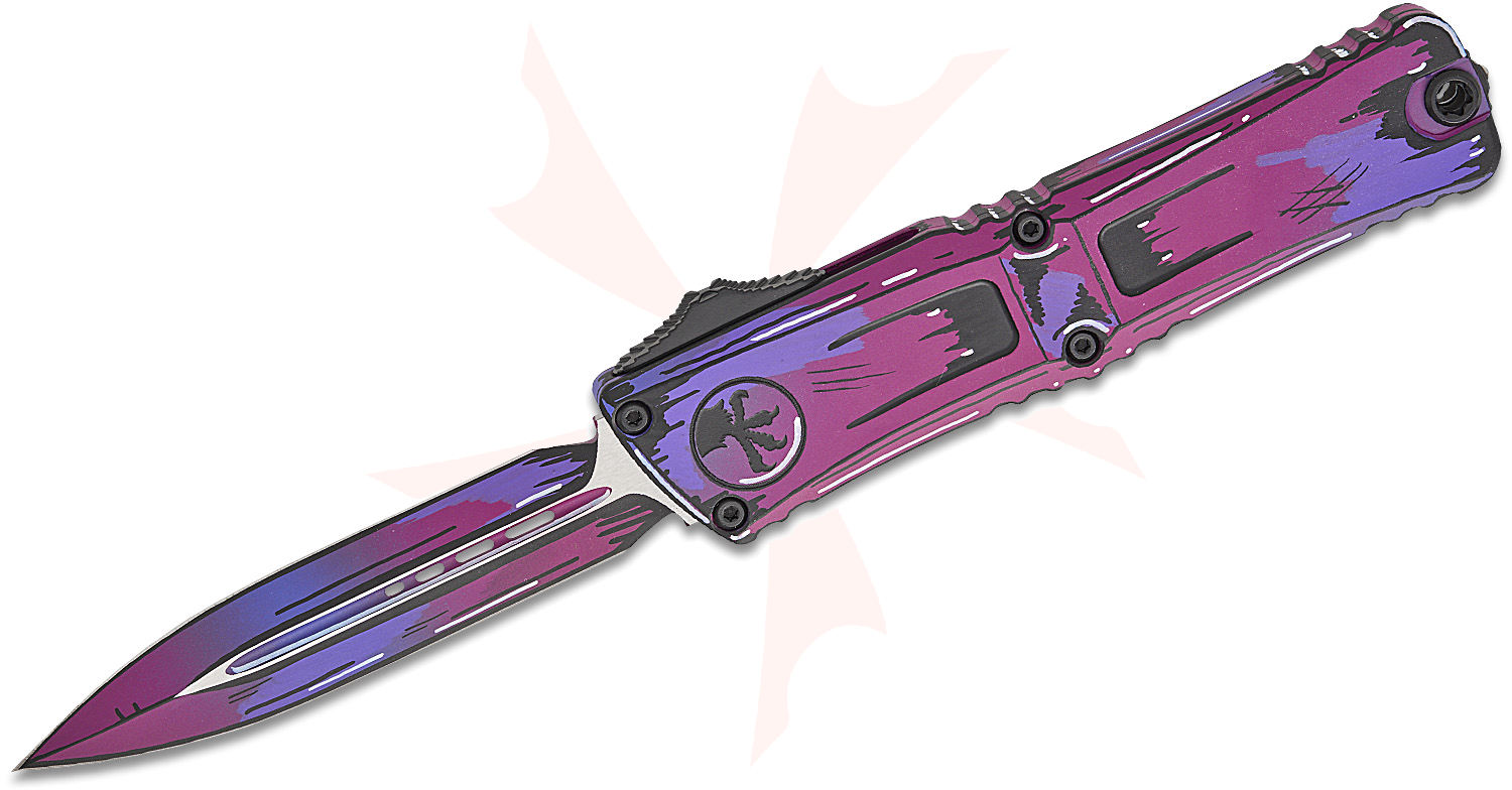 Microtech 1142-1PUCOMICS Combat Troodon Gen III AUTO OTF Knife