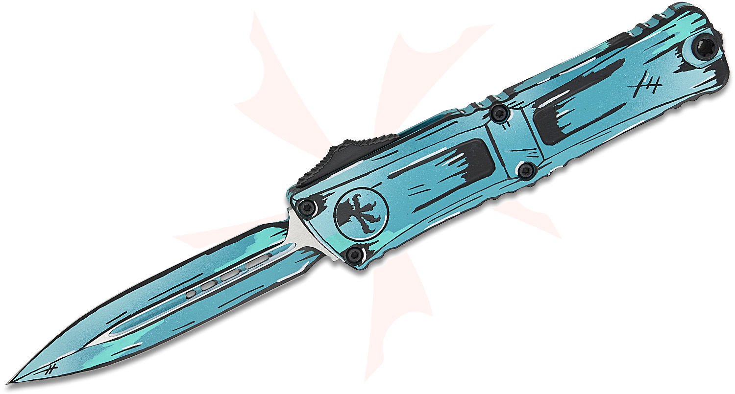 Microtech 1142-1TQCOMICS Combat Troodon Gen III AUTO OTF Knife