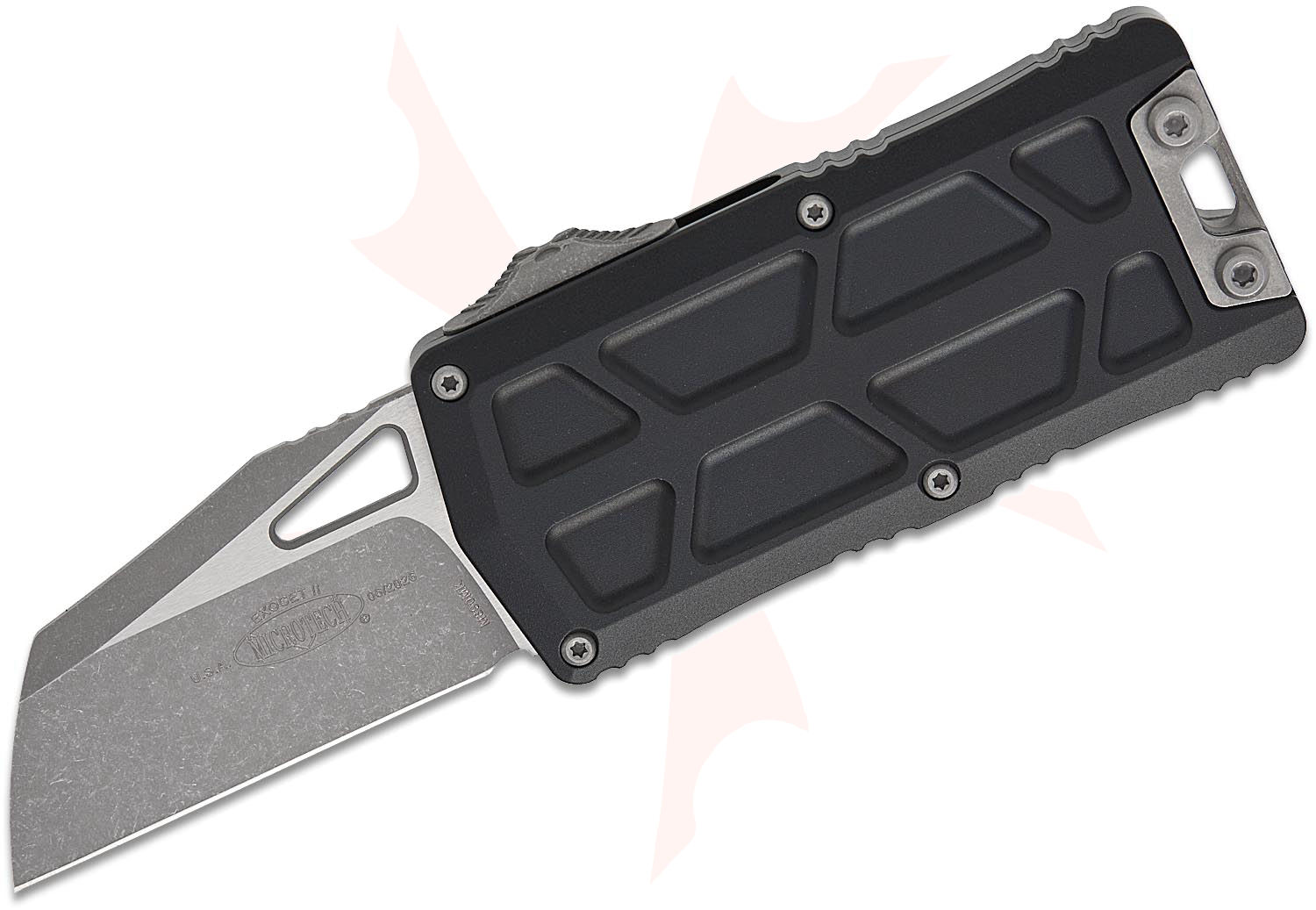 Microtech 1156-10AP Exocet II OTF Money Clip AUTO Knife 2.3