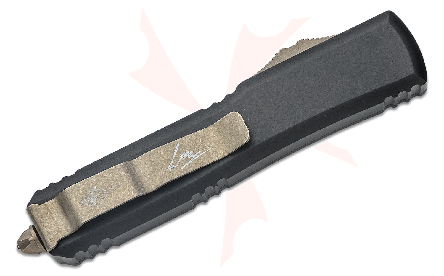 Microtech 119-13SETDCS Signature Series Ultratech Death Card AUTO
