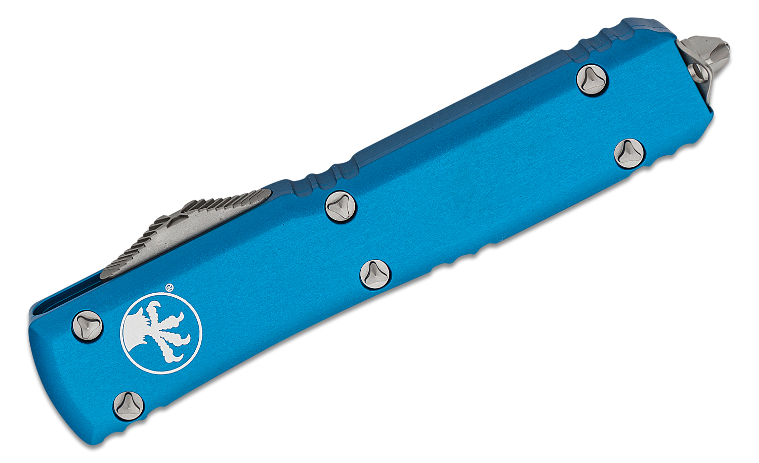 Microtech 121-11BL Ultratech AUTO OTF 3.46" Stonewashed Drop Point ...
