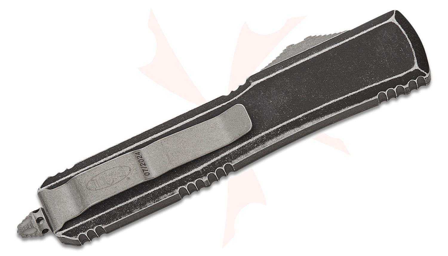 Microtech 122-10DBK Ultratech AUTO OTF 3.46" Apocalyptic Double Edge ...
