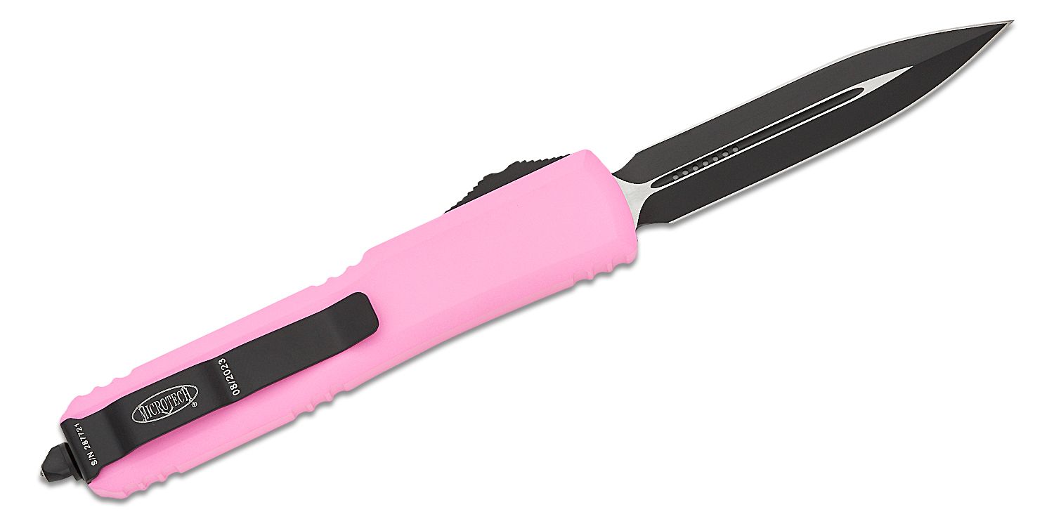 Pink Dagger Automatic OTF Knife Black Dagger