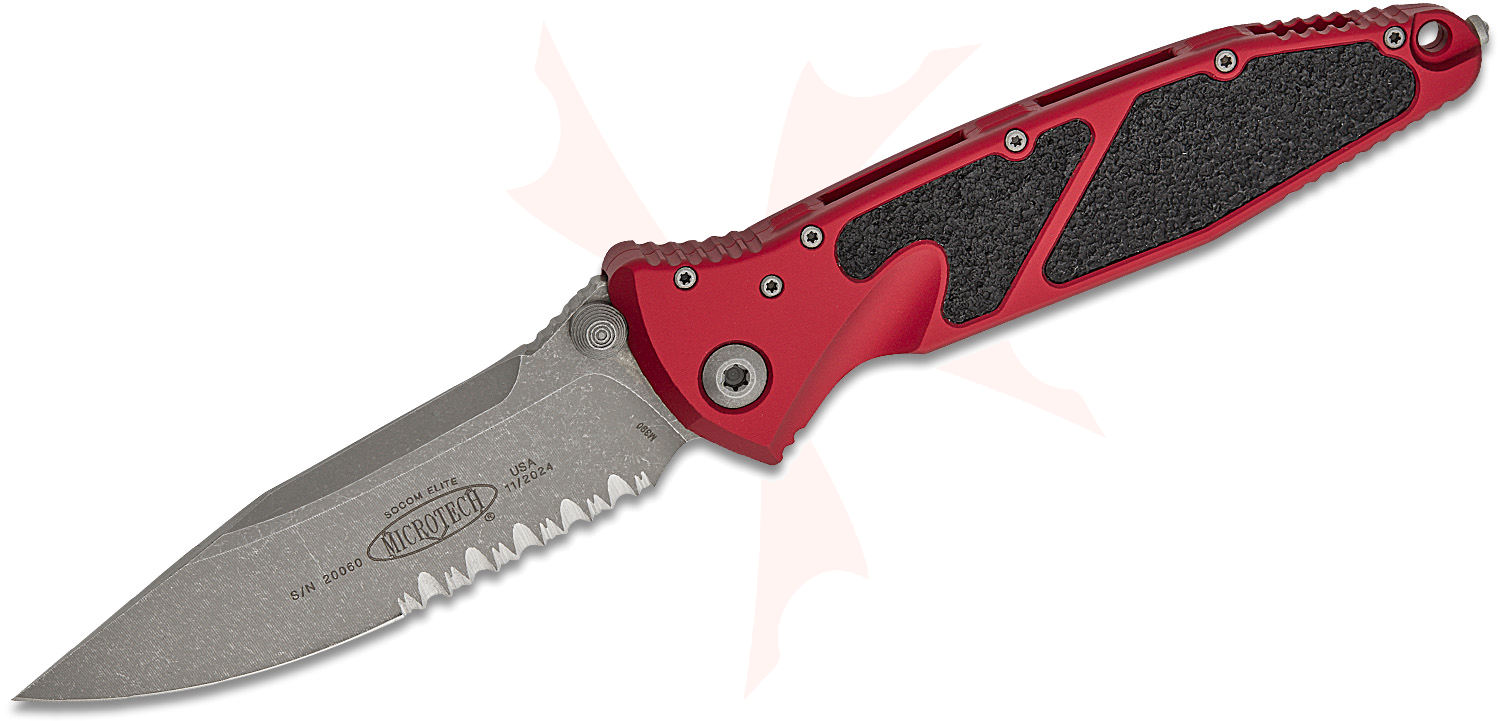 Microtech 160-11APRD Socom Elite Manual Folding Knife 4.05