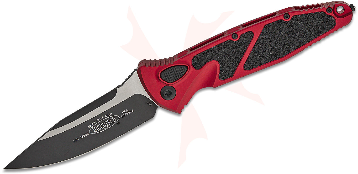 Microtech 160A-1RD Socom Elite AUTO Folding Knife 4.05