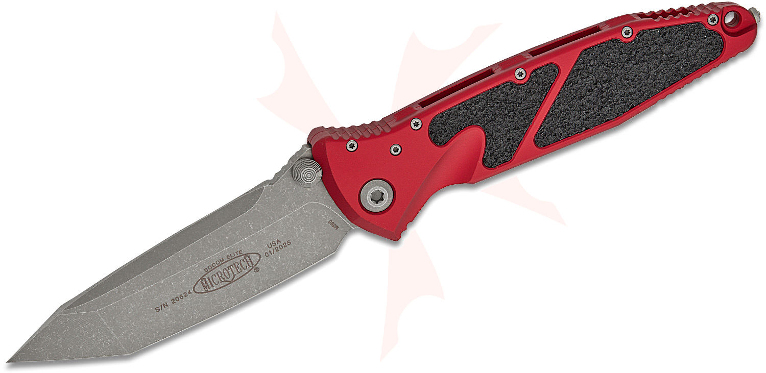 Microtech 161-10APRD Socom Elite Manual Folding Knife 4.05