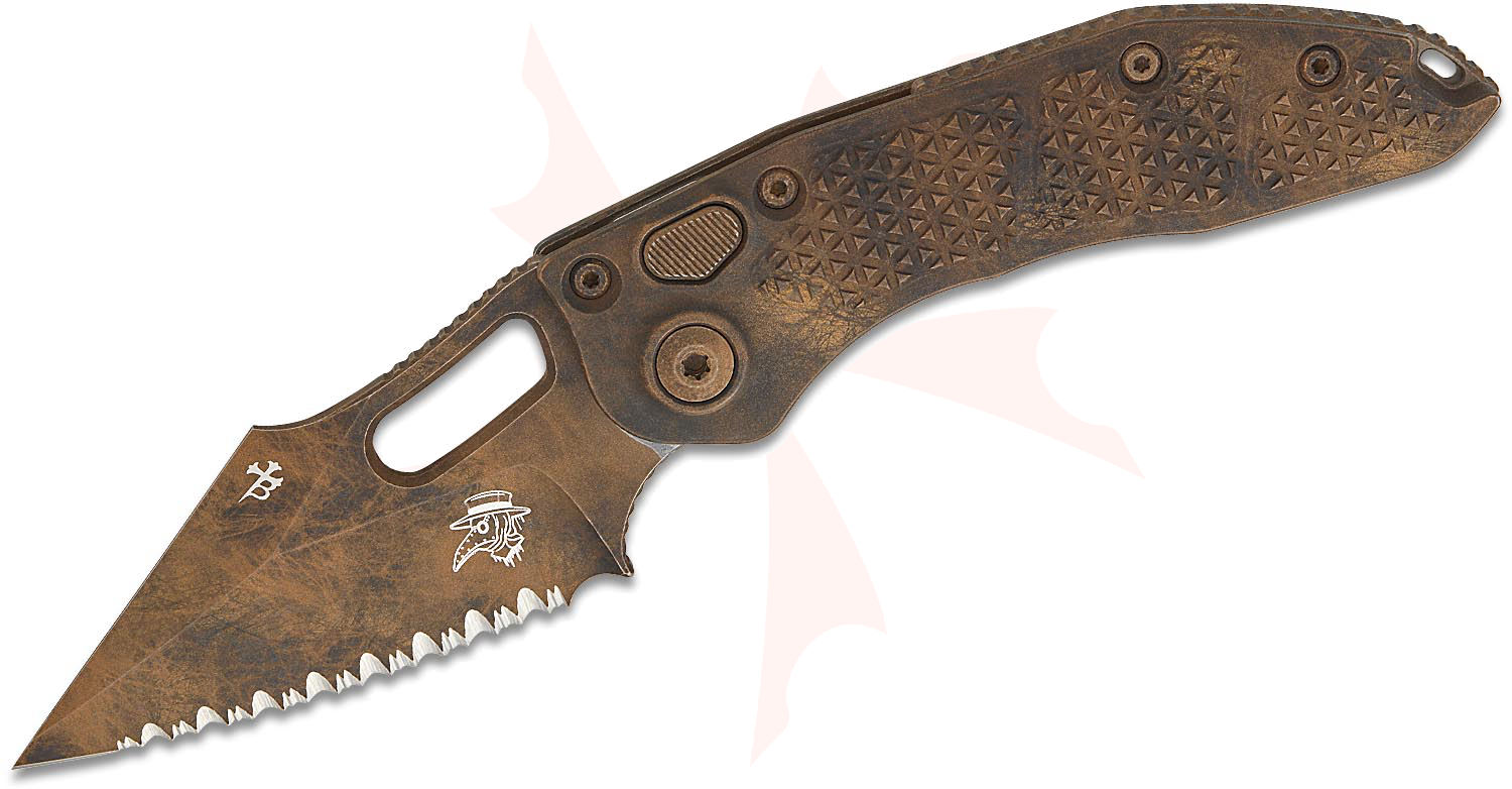 Microtech/Borka Blades 169-3PLOBS Signature Series AUTO Stitch