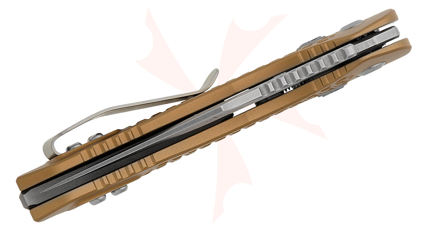 Microtech 169MRL-10FRTA M-Stitch RAM-LOK Manual Folding Knife 3.05